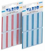 HERMA - Seidig - Weiß/Rot - 54 x 19 mm 16 Etikett(en) (2 Bogen x 8)