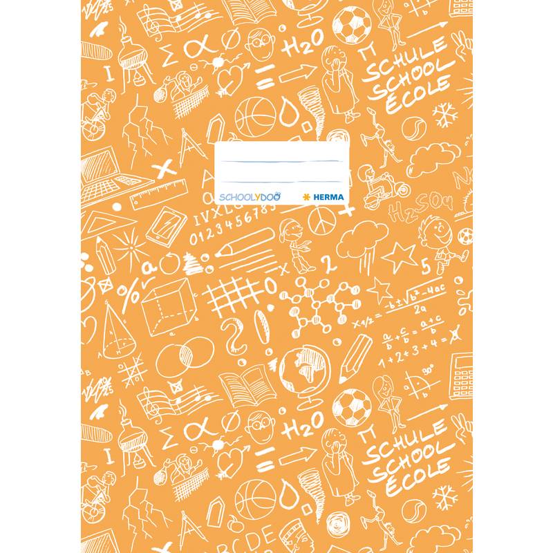 HERMA Heftschoner "Schoolydoo", DIN A4, aus PP, orange