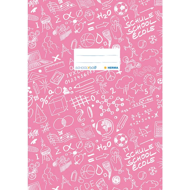 HERMA Heftschoner "Schoolydoo", DIN A4, aus PP, rosa