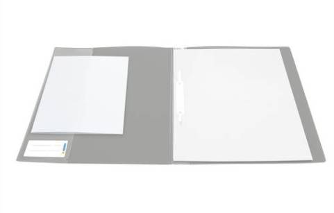 HERMA 19499, Konventioneller Dateiordner, A4, Polypropylen (PP), Grau, Porträt, 240 mm