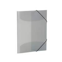 HERMA 19582, Konventioneller Dateiordner, A4, Polypropylen (PP), Grau, Porträt, Gummiband