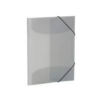 HERMA 19586, Konventioneller Dateiordner, A3, Polypropylen (PP), Grau, Porträt, Gummiband