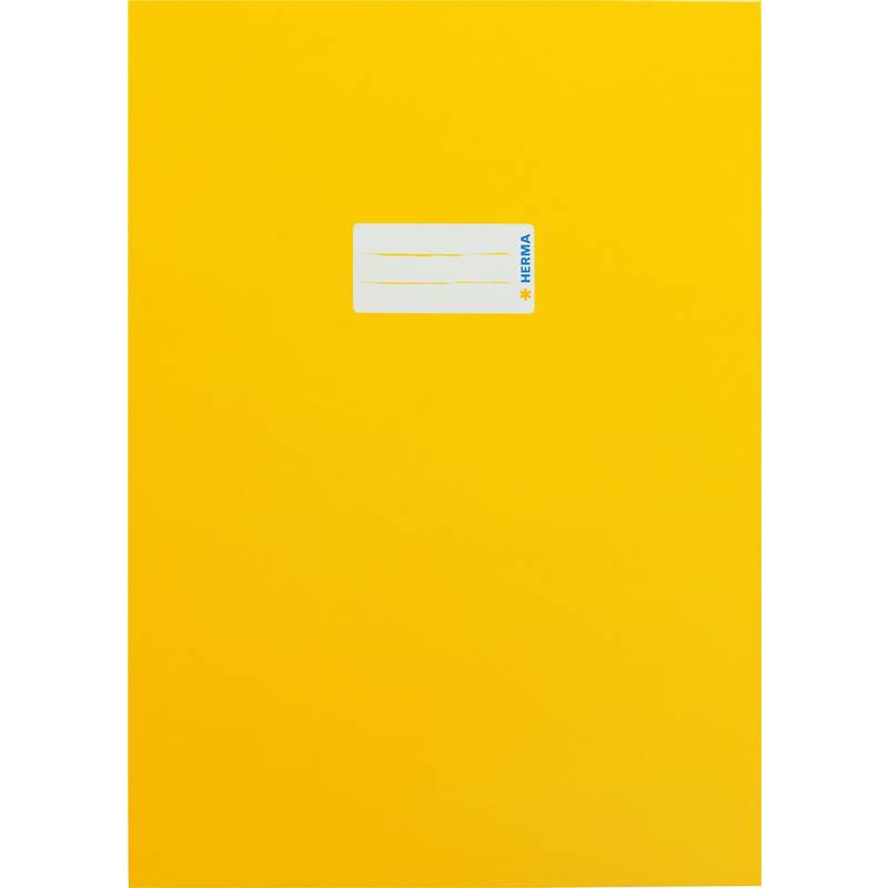 HERMA Heftschoner, aus Karton, DIN A4, gelb