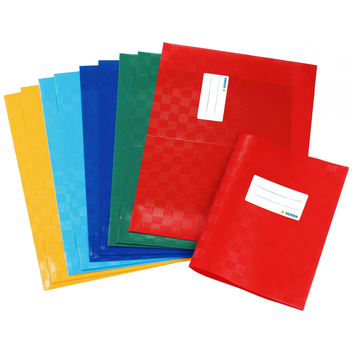 HERMA 19996, Blau, Cyan, Grün, Rot, Gelb, Polypropylen (PP), 10 Stück(e)