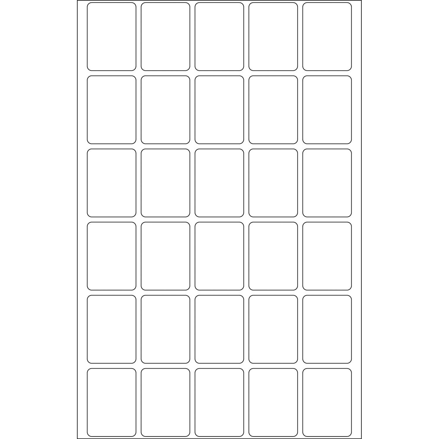 HERMA - Papier - selbstklebend - weiß - 19 x 27 mm 960 Etikett(en) (32 Bogen x 30)