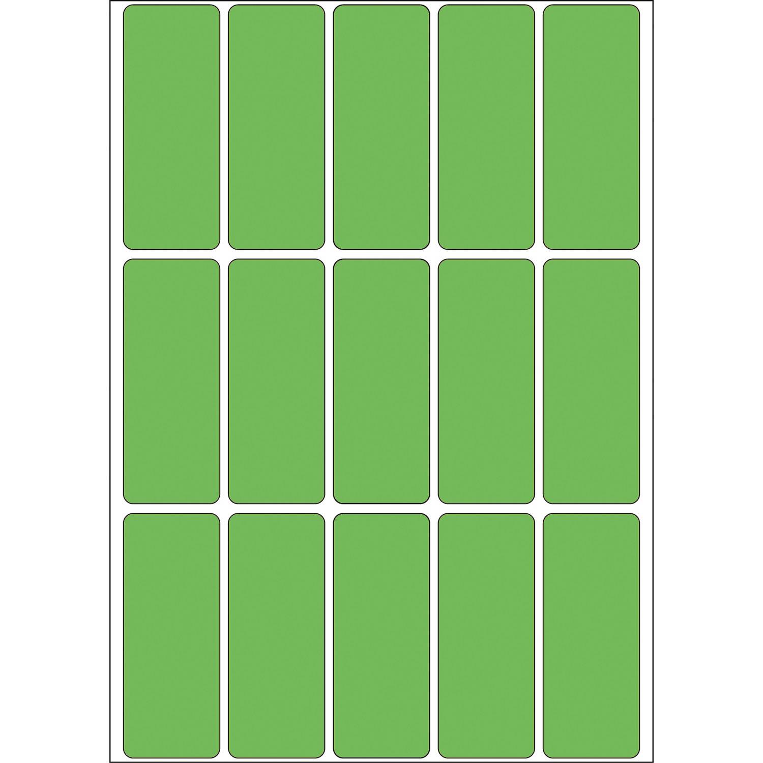 HERMA - Permanenter Klebstoff - grün - 20 x 50 mm 480 Etikett(en) (32 Bogen x 15)