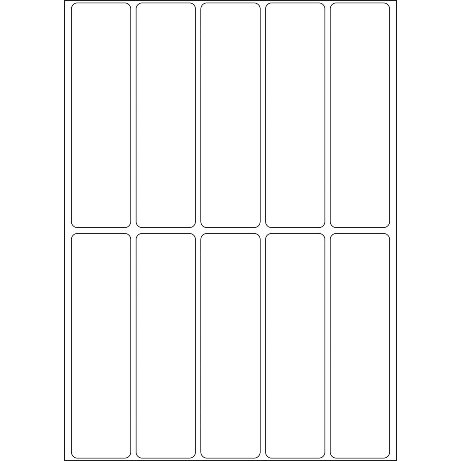 HERMA - Permanenter Klebstoff - weiß - 20 x 75 mm 320 Etikett(en) (32 Bogen x 10)