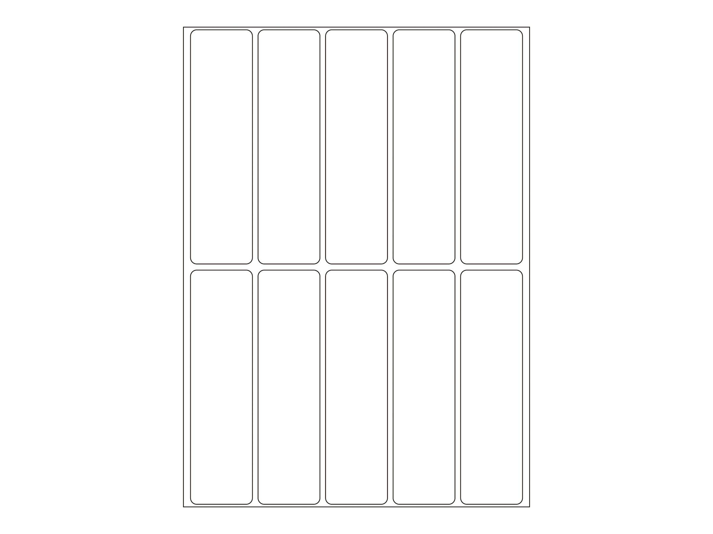 HERMA - Permanenter Klebstoff - weiß - 20 x 75 mm 320 Etikett(en) (32 Bogen x 10)