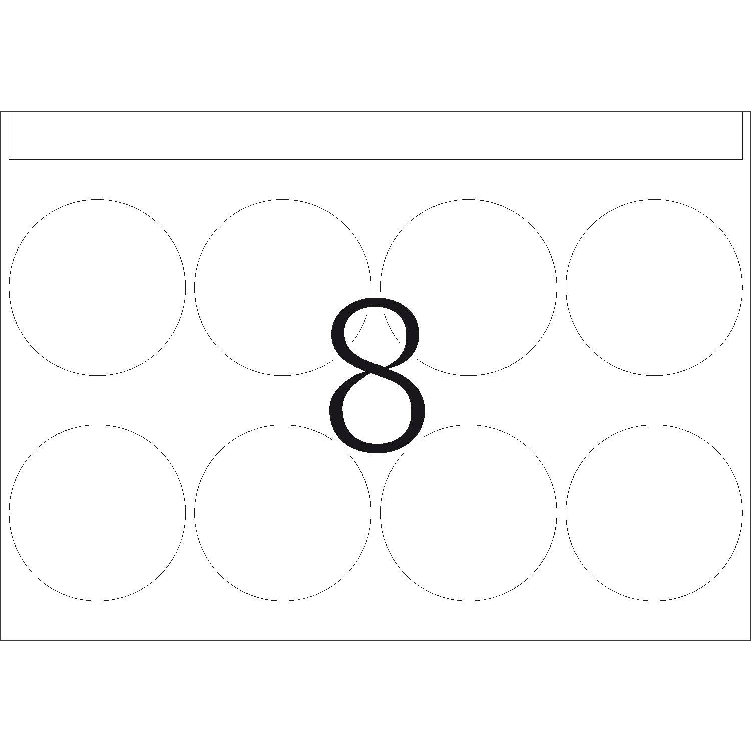 HERMA Haftetiketten für Druckmaschinen DP1 Ø 40 mm rund weiß Papier matt 1000 St., Weiß, Kreis, DP1, Papier, Matte, Deutschland