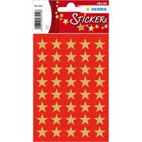 HERMA Sterne 5-Zackig, Papier, Gold, Dauerhaft, Weihnachten, 13 mm, 120 Stück(e)