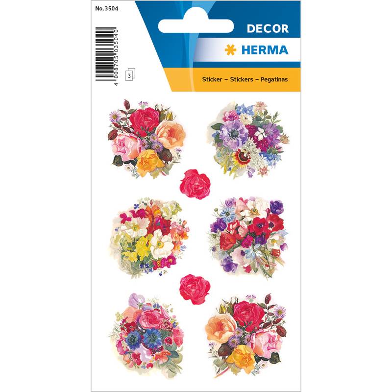 HERMA Sticker DECOR "Blumenschmuck"