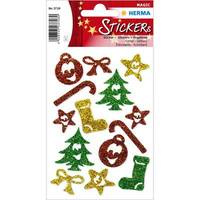 HERMA 3728, Papier, Grün, Rot, Gelb, Dauerhaft, Weihnachten, Junge/Mädchen, 14 Stück(e)