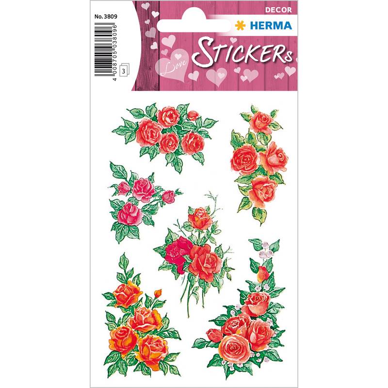 HERMA Sticker DECOR "Rosenbouquets"
