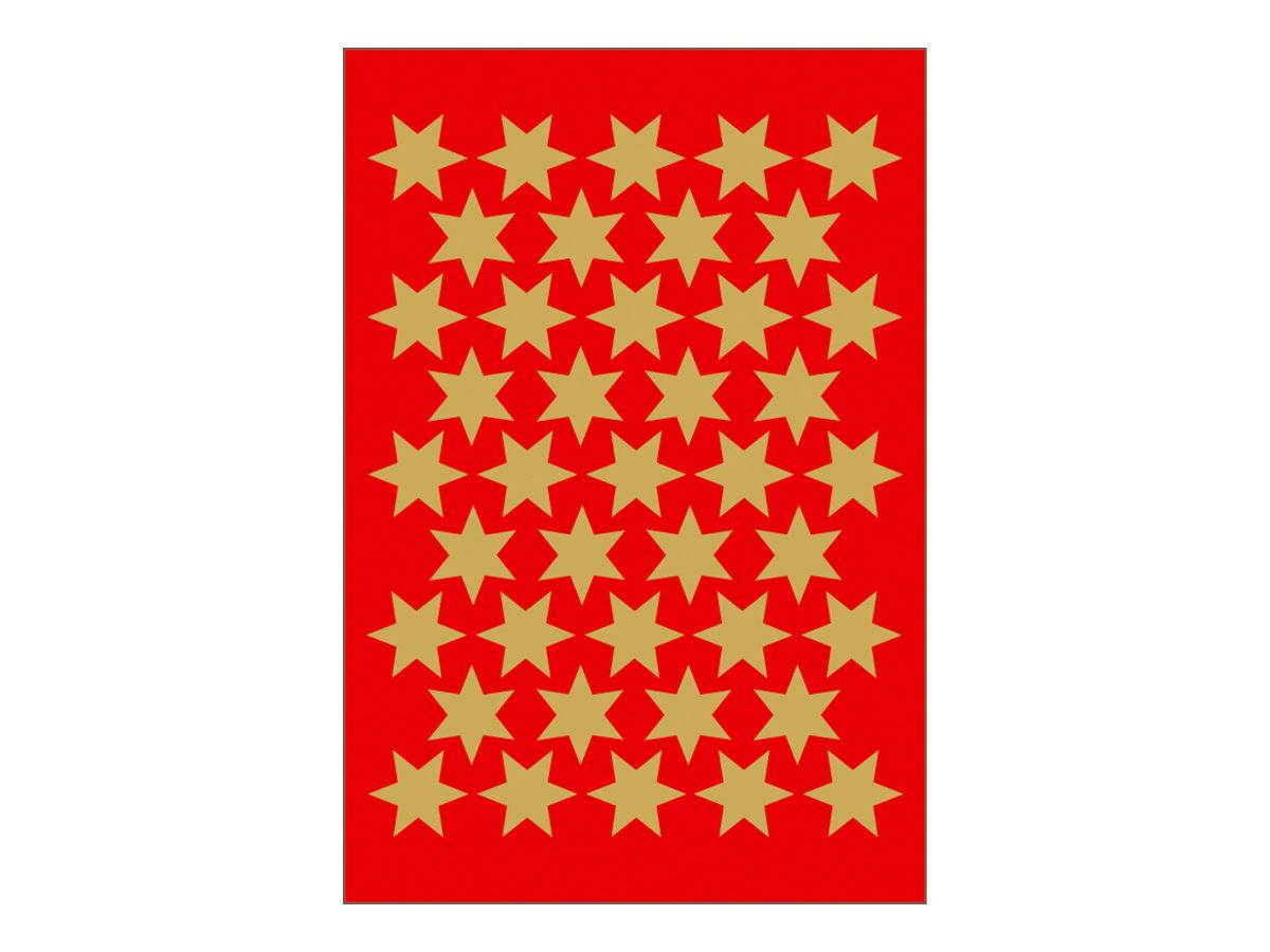 HERMA DECOR - Dekorationskleber - Sterne mit 6 Punkten