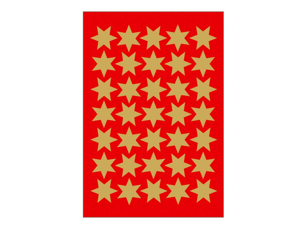 HERMA DECOR - Dekorationskleber - Sterne mit 6 Punkten