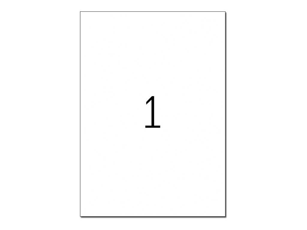 HERMA Special - Polyester - glänzend - permanent selbstklebend - Silber - A4 (210 x 297 mm)