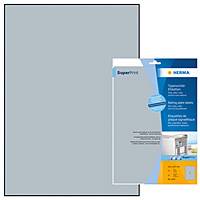 Graue Präsentationsmappse mit transparenter Vorderseite, die ein blau-gelbes Dokumentenpaket mit den Aufschriften 