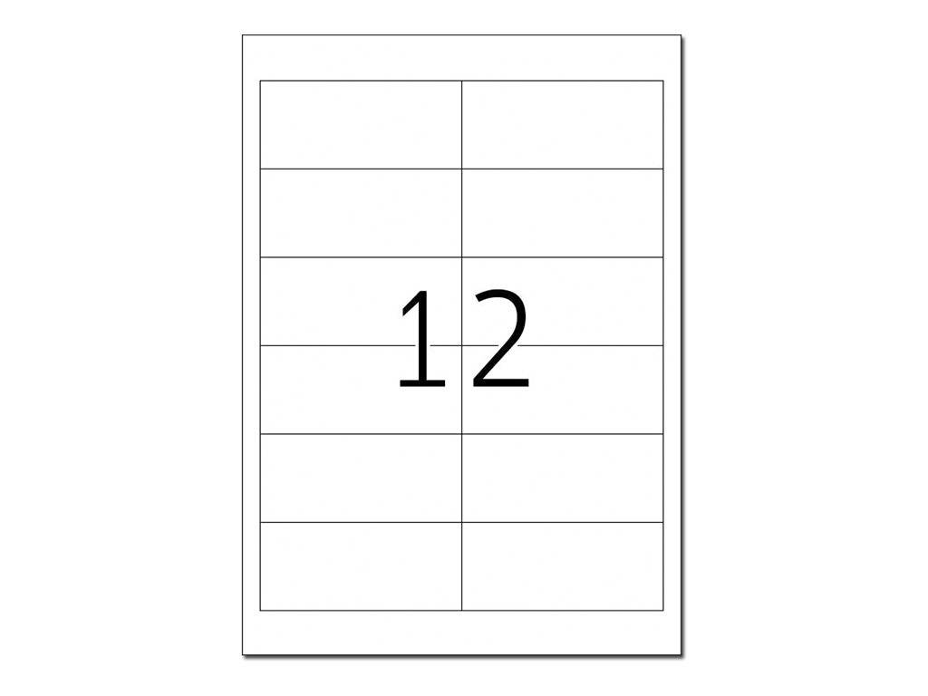 HERMA Special - Weiß - 97 x 42.3 mm 300 Etikett(en) (25 Bogen x 12)