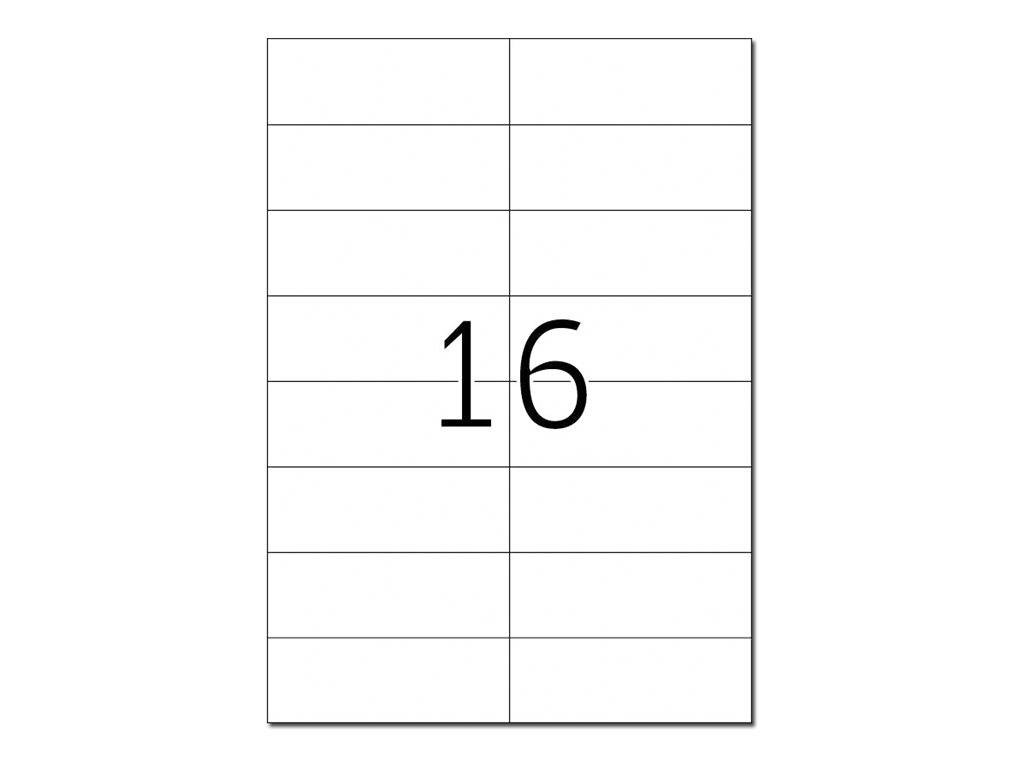 HERMA Special - Papier - matt - permanent selbstklebend - Gelb - 105 x 37 mm 1600 Etikett(en) (100 Bogen x 16)