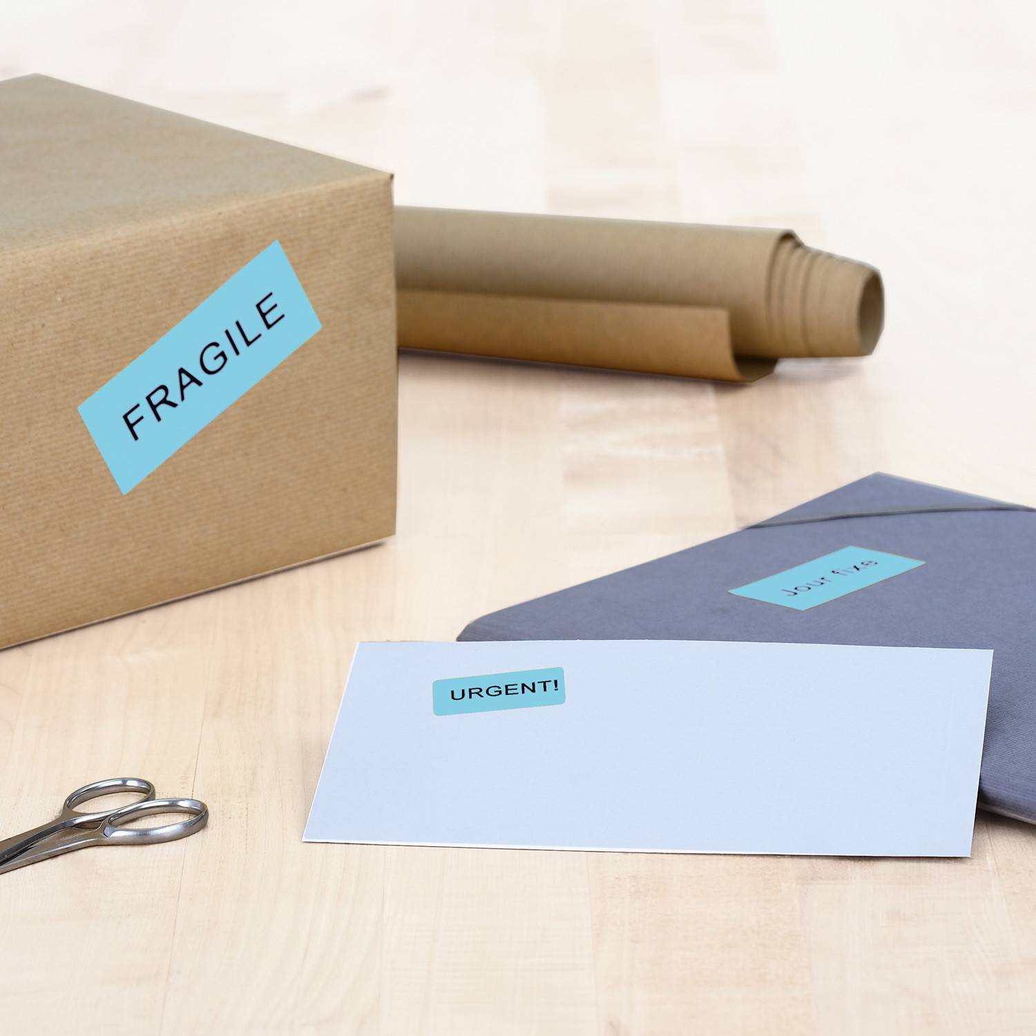 HERMA Special - Papier - matt - permanent selbstklebend - Blau - 105 x 37 mm 1600 Etikett(en) (100 Bogen x 16)