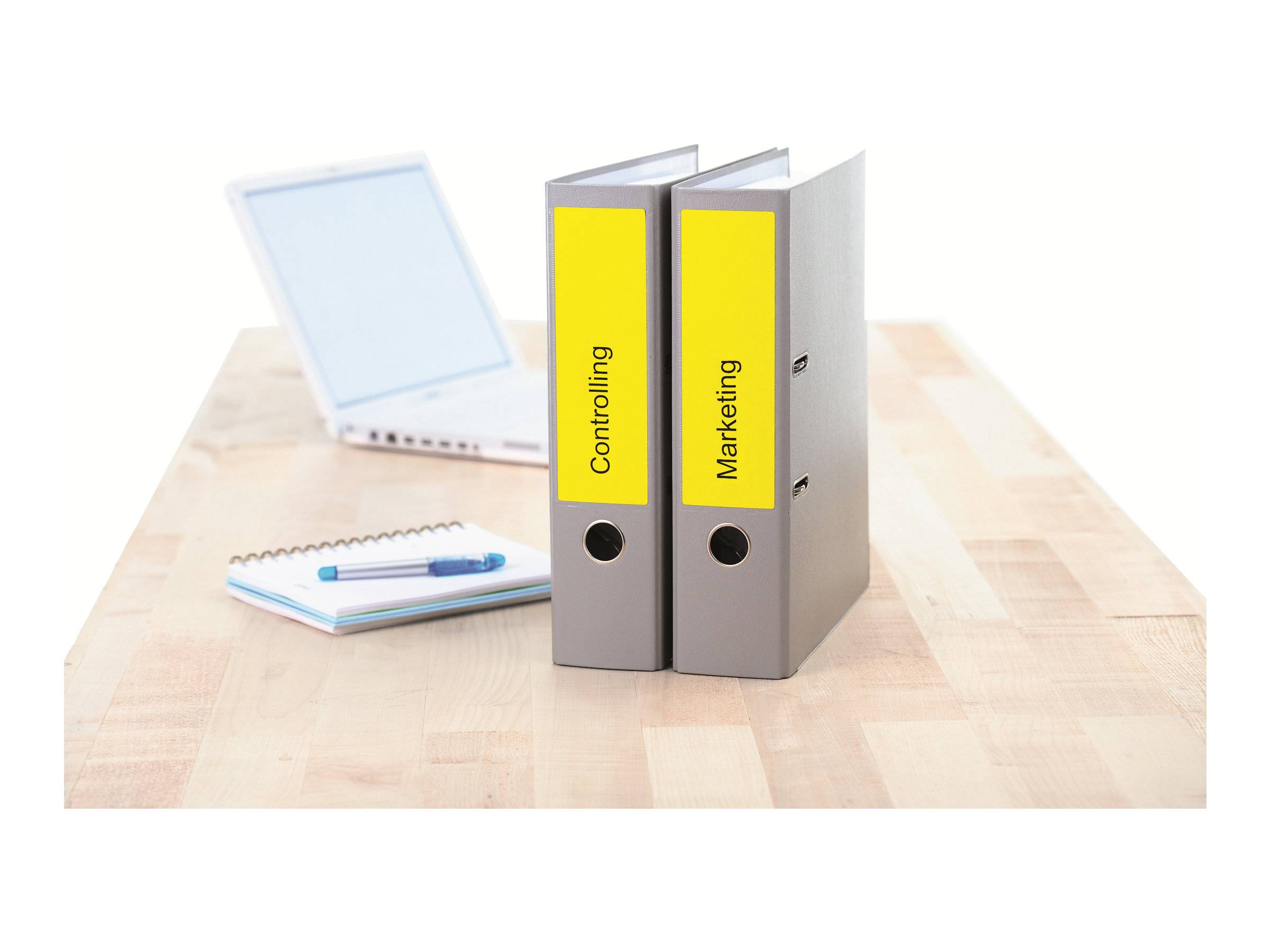 HERMA Special - Papier - matt - permanent selbstklebend - Gelb - 192 x 61 mm 400 Etikett(en) (100 Bogen x 4)