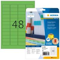 HERMA Special - Papier - matt - permanent selbstklebend - grün - 45.7 x 21.2 mm 960 Etikett(en) (20 Bogen x 48)