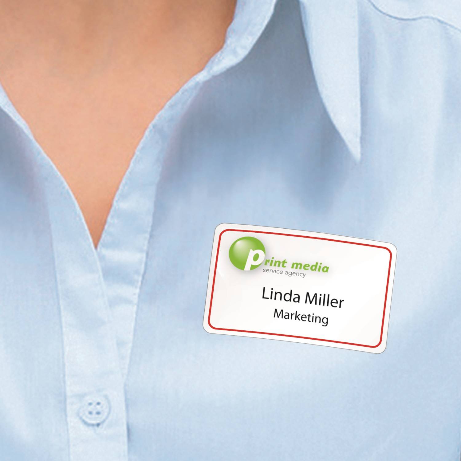 HERMA Special Name labels - Selbstklebend - Weiß/Rot - 80 x 50 mm 200 Etikett(en) (20 Bogen x 10)