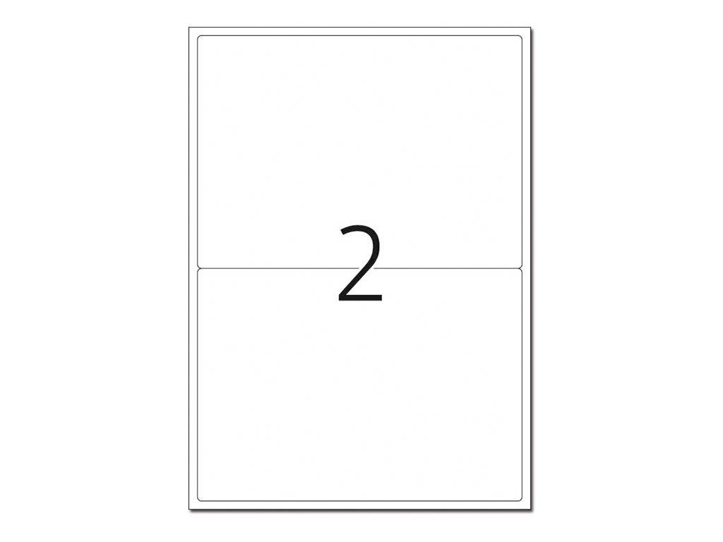 HERMA - Selbstklebend - Gelb - 199.6 x 143.5 mm 40 Stck. (20 Bogen x 2)