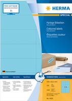 HERMA 4558, Blau, Rechteck, A4, Universal, Matte, Laser/Inkjet