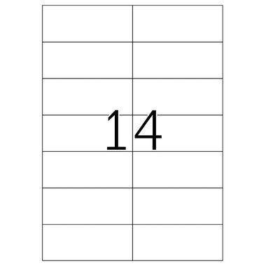 HERMA Etikett 4559 105x42,3mm A4 grün 1.400 St./Pack.