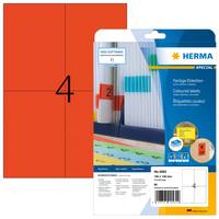 HERMA 4562, Rot, Rechteck, A4, Universal, Matte, Laser/Inkjet