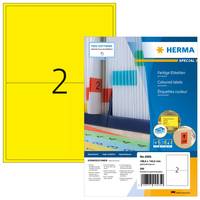 HERMA 4565, Gelb, Rechteck, A4, Universal, Matte, Laser/Inkjet
