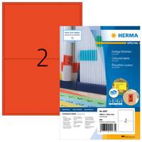 HERMA 4567, Rot, Rechteck, A4, Universal, Matte, Laser/Inkjet
