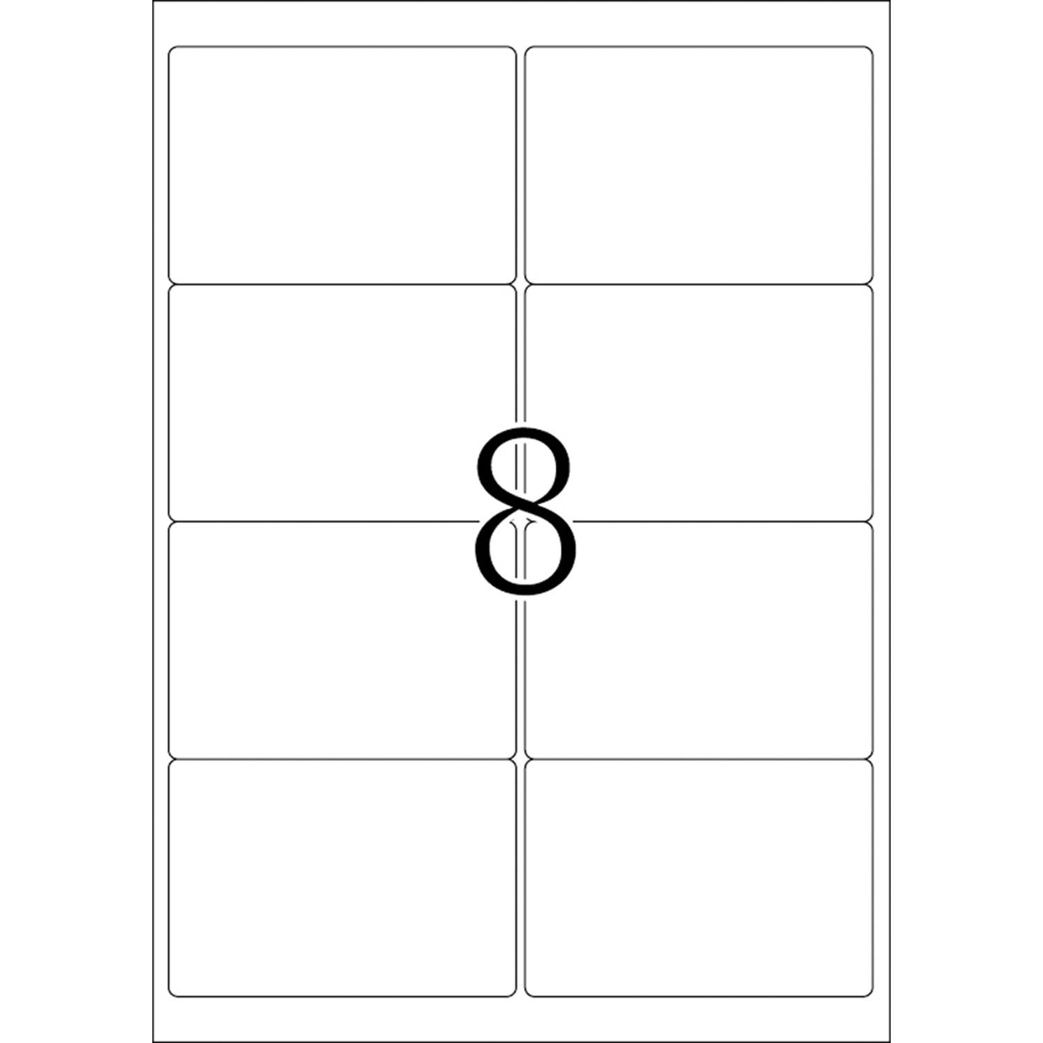 HERMA Special - Matt - selbstklebend, entfernbarer Klebstoff - weiß - 99.1 x 67.7 mm 160 Etikett(en) (20 Bogen x 8)