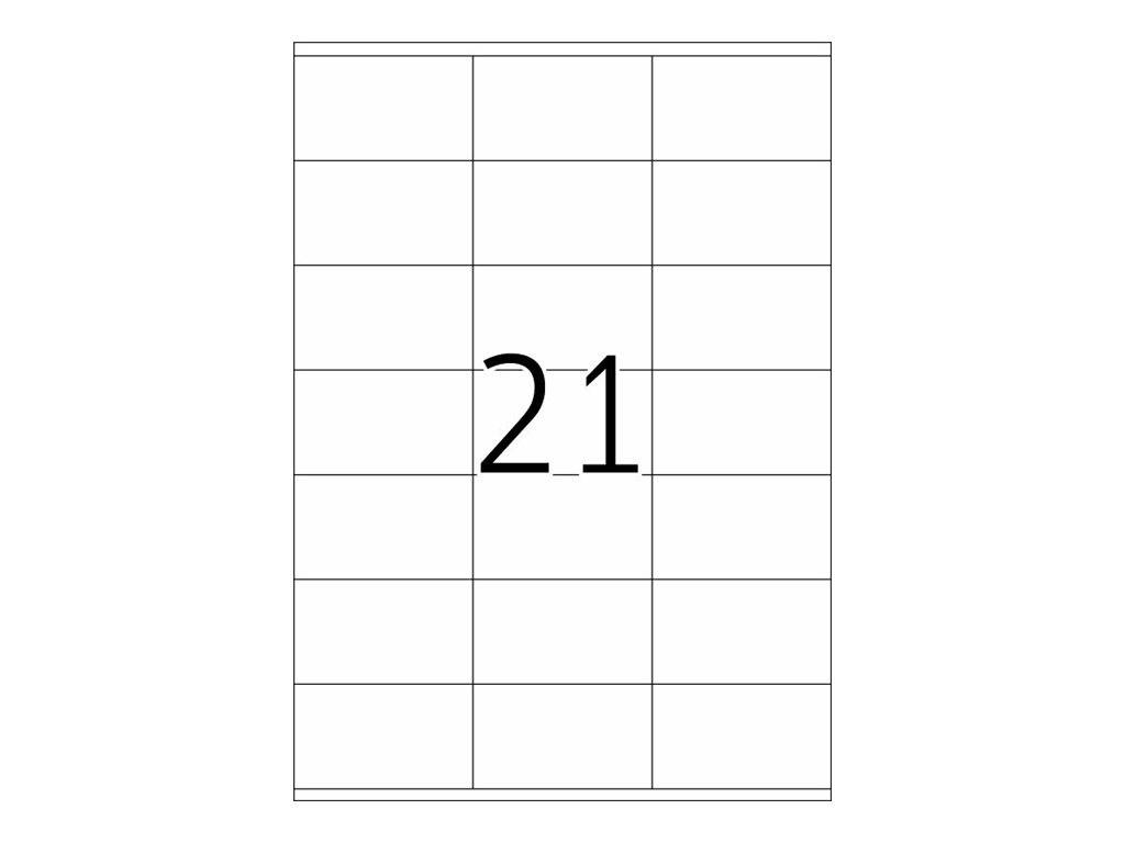HERMA Premium - Papier - matt - permanent selbstklebend - weiß - 70 x 41 mm 2100 Etikett(en) (100 Bogen x 21)