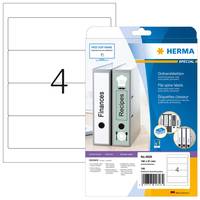 HERMA Special - Papier - matt - permanent selbstklebend - beschichtet - weiß - 192 x 61 mm - 90 g/m² - 100 Etikett(en) (