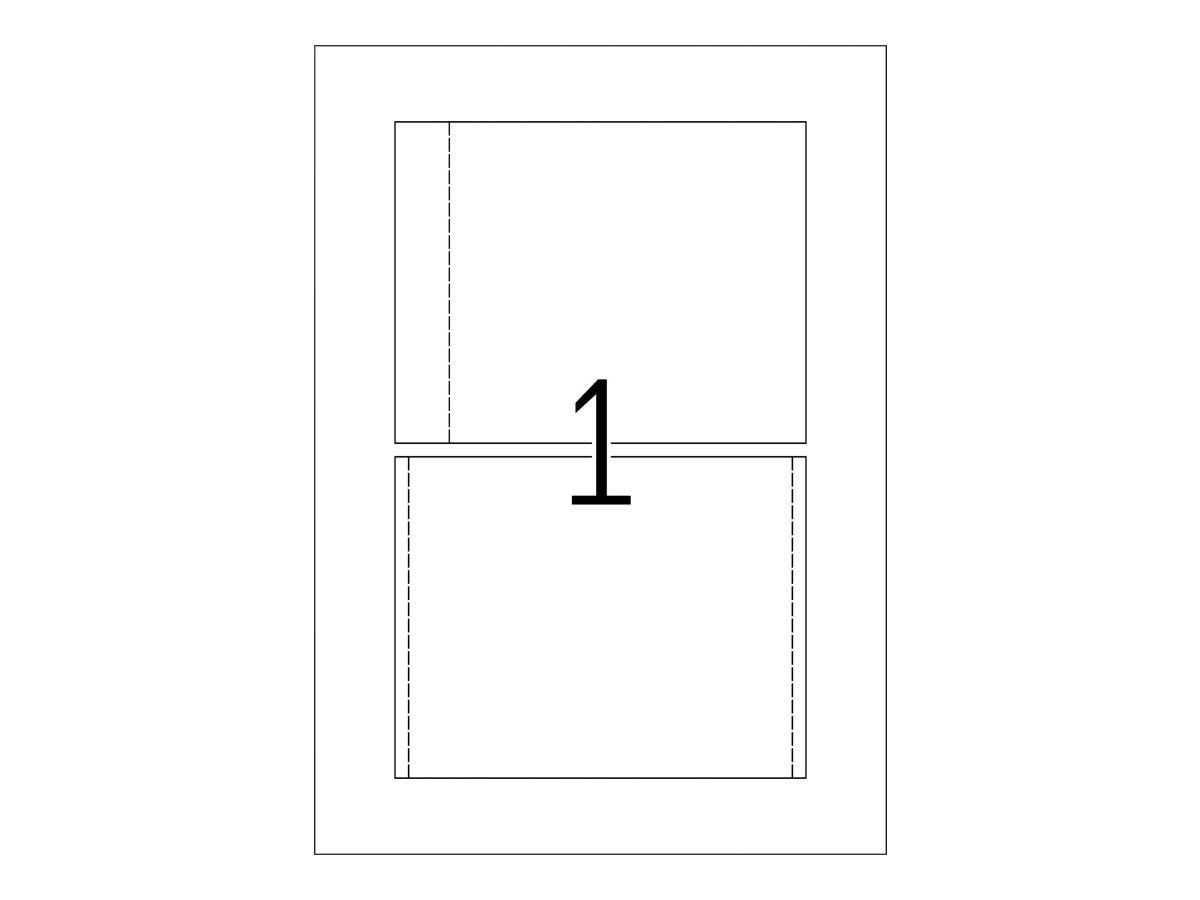 HERMA Special - Weiß - 151 x 118 mm 25 Stck. (25 Bogen x 1)