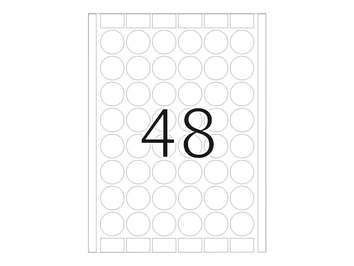 Diagramm einer leeren 48-Well-Platte mit der Nummer '48' zentriert über den Wells.