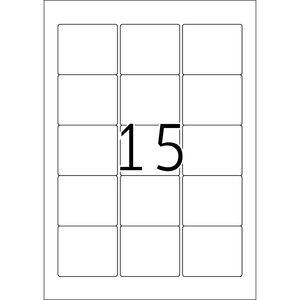 HERMA Special - Papier - matt - permanent selbstklebend - weiß - 59 x 50 mm 375 Etikett(en) (25 Bogen x 15)