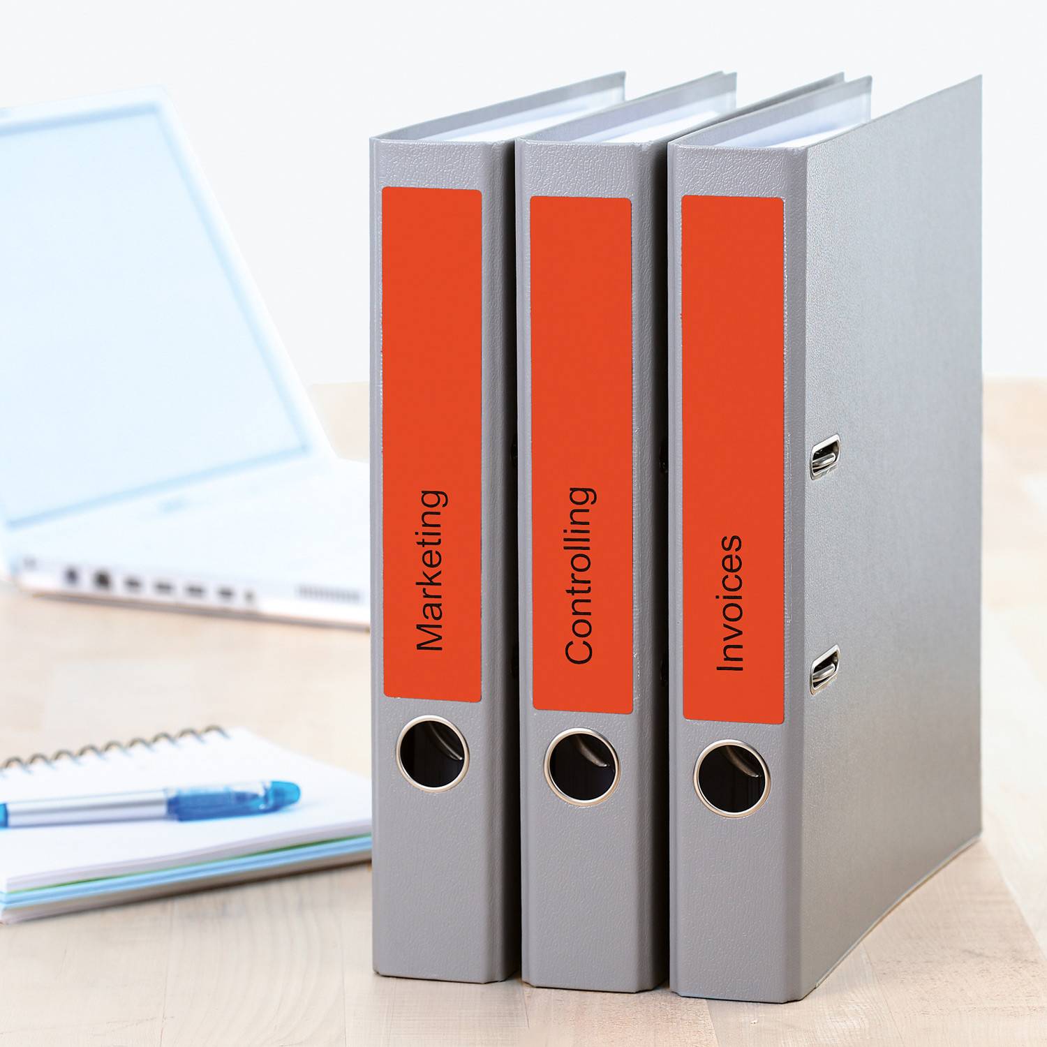 HERMA Special - Papier - matt - permanent selbstklebend - Rot - 192 x 38 mm 175 Etikett(en) (25 Bogen x 7)