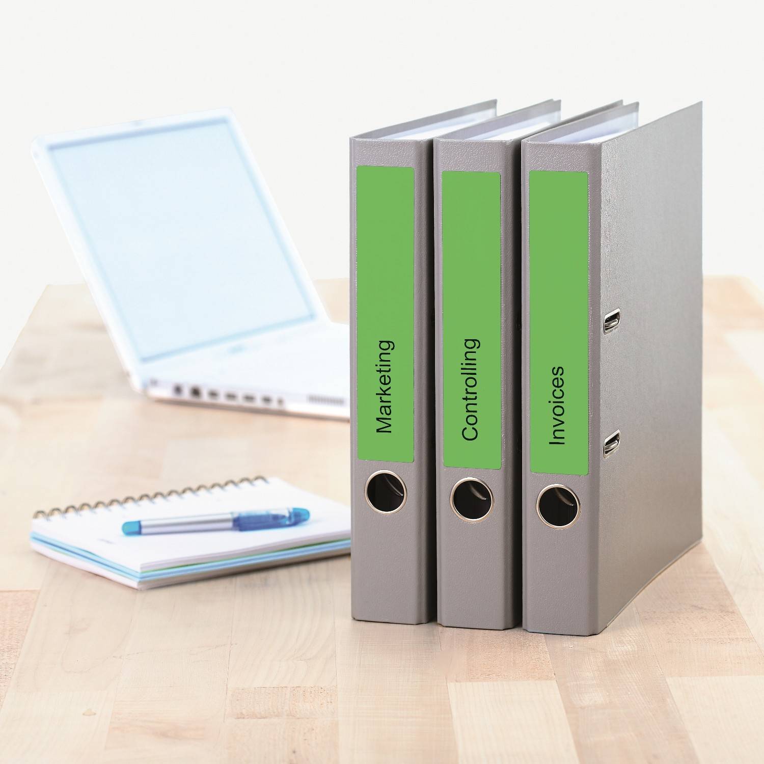 HERMA Special - Papier - matt - permanent selbstklebend - grün - 192 x 38 mm 175 Etikett(en) (25 Bogen x 7)