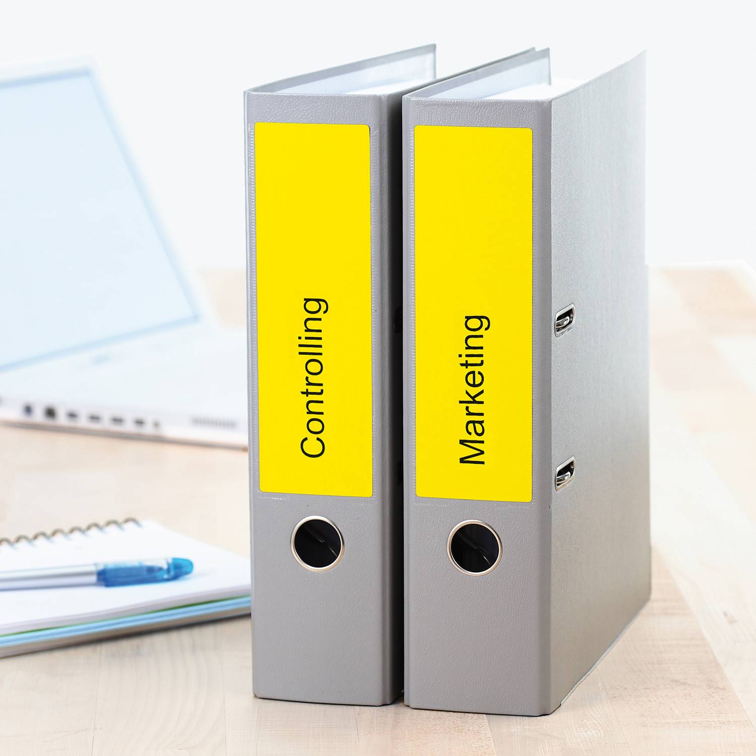 HERMA Special - Papier - matt - permanent selbstklebend - Gelb - 192 x 61 mm 80 Etikett(en) (20 Bogen x 4)