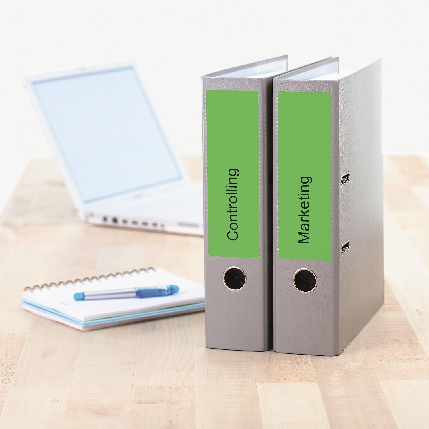 HERMA Special - Papier - matt - permanent selbstklebend - perforiert - grün - 192 x 61 mm 80 Etikett(en) (20 Bogen x 4)