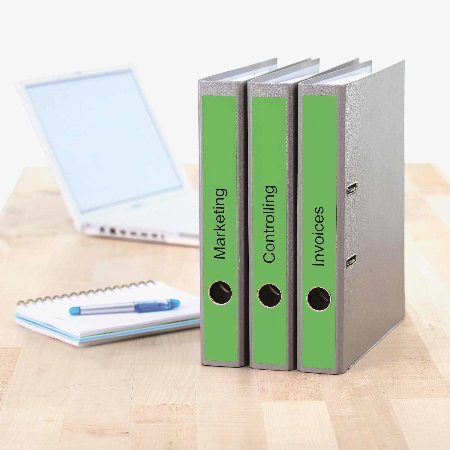 HERMA Special - Papier - matt - permanent selbstklebend - grün - 38 x 297 mm 100 Etikett(en) (20 Bogen x 5)