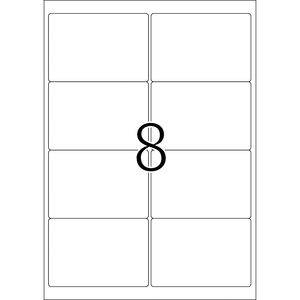 HERMA Special - Papier - matt - permanent selbstklebend - Luminous Green - 99.1 x 67.7 mm 160 Etikett(en) (20 Bogen x 8)