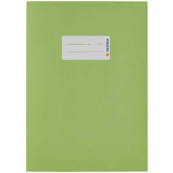 Heftschoner A5 100% Altpapier grasgrün
