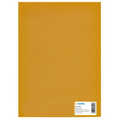 Heftschoner Papier A5 gelb