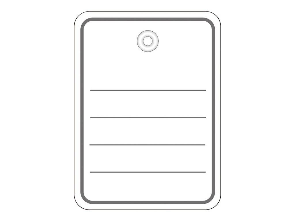 HERMA Merchandise tag - Weiß - 48 x 65 mm 1000