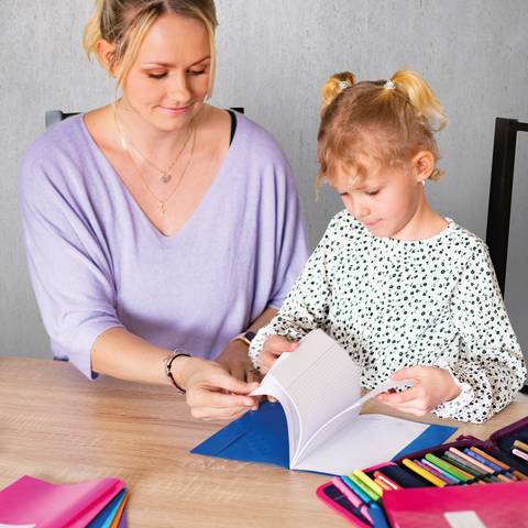 Heftschoner PP A5 gedeckt/braun