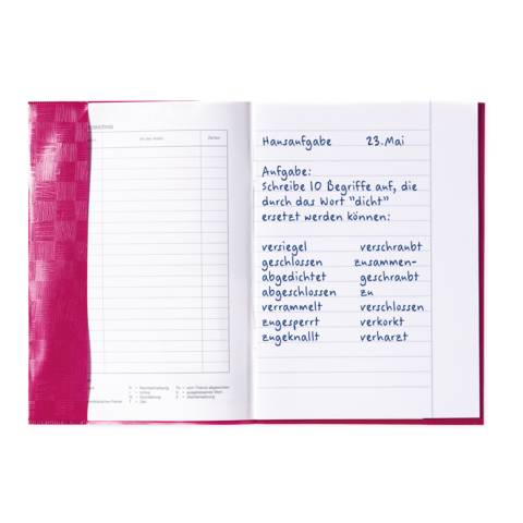 Heftschoner PP A5 gedeckt/pink, 7432, Herma
